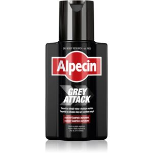 Alpecin Grey Attack kofeínový šampón proti šediveniu vlasov pre mužov 200 ml