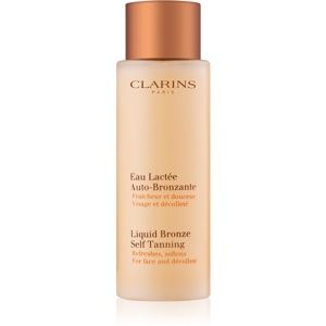 Clarins Liquid Bronze Self Tanning samoopaľovací prípravok na tvár a dekolt 125 ml
