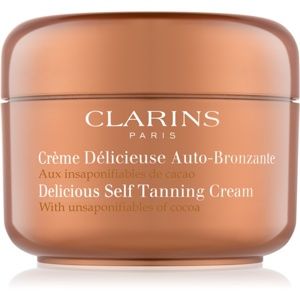 Clarins Sun Self-Tanners samoopaľovací krém na tvár a telo s kakaovým maslom 125 ml