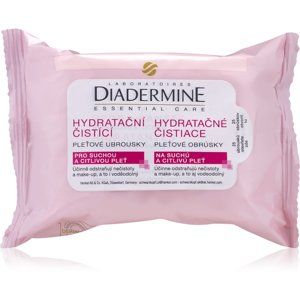 Diadermine Essentials čistiace pleťové obrúsky pre citlivú a suchú pleť 25 ks