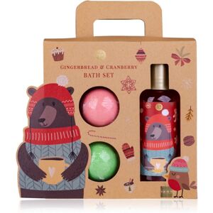 Accentra Hello Winter darčeková sada Gingerbread & Cranberry (do kúpeľa) pre ženy