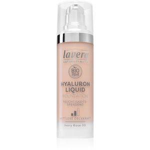 Lavera Hyaluron Liquid Foundation ľahký make-up s kyselinou hyalurónovou odtieň 00 Ivory Rose 30 ml