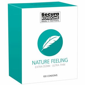 Secura KONDOME Nature Feeling kondómy pre mužov 100 ks