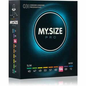 MY.SIZE 64 mm Pro kondómy 3 ks