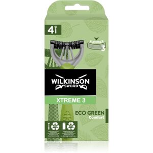 Wilkinson Sword Xtreme 3 Eco Green jednorázový holiací strojček 4 ks pre mužov 4 ks