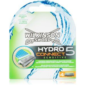 Wilkinson Sword Hydro Connect 5 náhradné žiletky pre citlivú pleť 4 ks