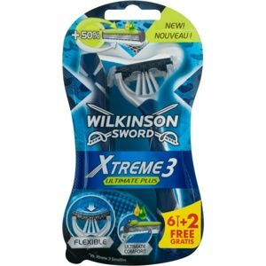 Wilkinson Sword Xtreme 3 Ultimate Plus jednorázové holenie 8 ks 8 ks
