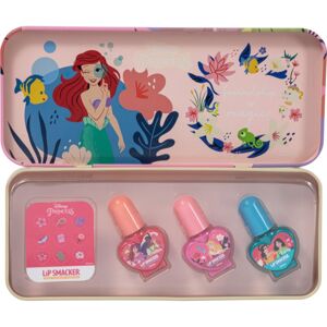 Disney Princess Ariel Dreams Gleam Nail Polish Tin sada lakov na nechty pre deti 3 ks