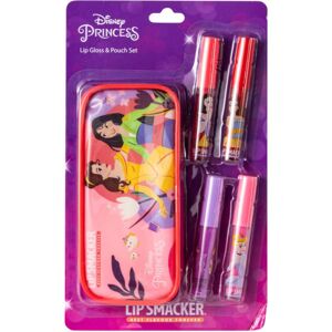 Disney Disney Princess Lip Gloss & Pouch Set sada leskov na pery s puzdrom pre deti 4 ks