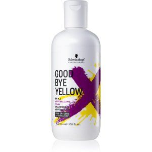 Schwarzkopf Professional Goodbye Yellow šampón neutralizujúci žlté tóny pre farbené a melírované vlasy 300 ml