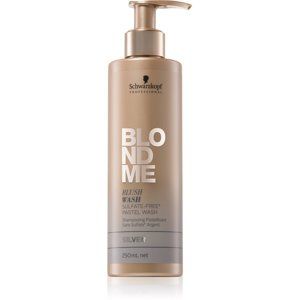 Schwarzkopf Professional Blondme tónovací šampón pre blond vlasy Silver 250 ml