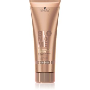 Schwarzkopf Professional Blondme čiastiaci detoxikačný šampón pre všetky typy blond vlasov 250 ml