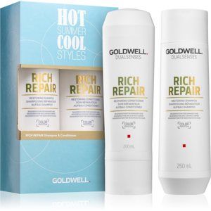 Goldwell Dualsenses Rich Repair kozmetická sada (pre suché a poškodené vlasy) pre ženy