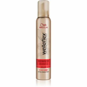 Wella Wellaflex Heat Protection penové tužidlo pre tepelnú úpravu vlasov 200 ml