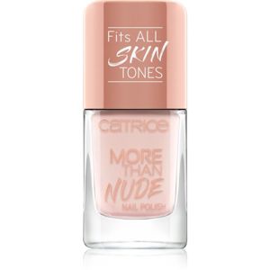 Catrice More Than Nude ošetrujúci lak na nechty odtieň 06 Roses Are Rosy 10,5 ml