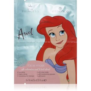 Essence Disney Princess Ariel pleťová maska s bambuckým maslom 2 x 10 ml