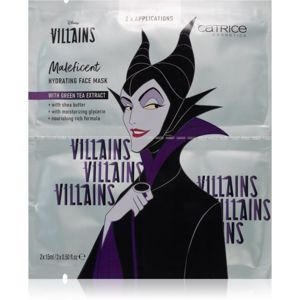 Catrice Disney Villains Maleficent pleťová maska s výťažkom zeleného čaju 2 x 15 ml