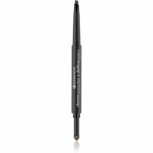 Essence Brow Powder & Define Pen precízna ceruzka na obočie odtieň 03 Dark Brown 0,4 g