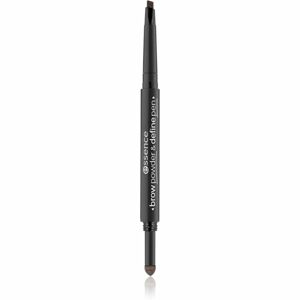 Essence Brow Powder & Define Pen precízna ceruzka na obočie odtieň 04 deep brown 0,4 g