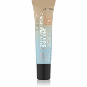 Catrice Clean ID 24 H Hyper Hydro hydratačný make-up pre citlivú pleť odtieň 040 Warm Cinnamon 30 ml