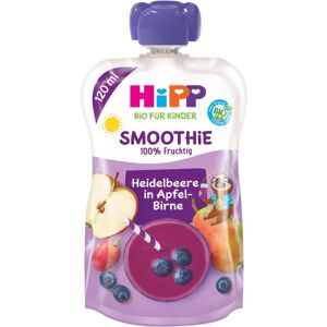 Hipp BIO Smoothie jablko - hruška - čučoriedky ovocný príkrm 120 ml