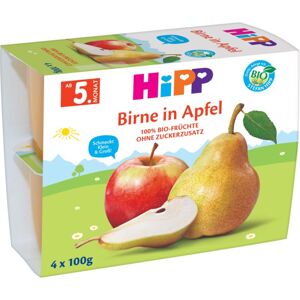 Hipp BIO jablká s hruškami ovocný príkrm 4x100 g