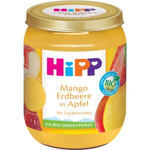 Hipp BIO SUPEROVOCIE jablko, mango a jahody ovocný príkrm 160 g