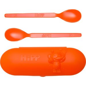 Hipp Spoons Set jedálenská súprava Orange(na cesty)