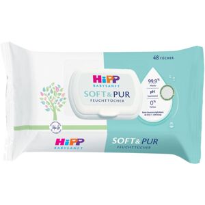 Hipp Soft & Pur vlhčené čistiace obrúsky pre deti od narodenia 48 ks