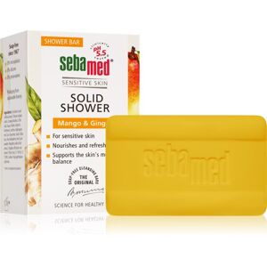 Sebamed Sensitive Skin Solid Shower syndet pre výživu a hydratáciu vône Mango & Ginger 100 g