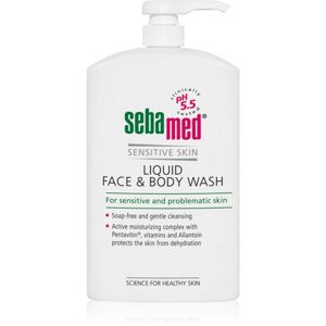 Sebamed Wash jemná umývacia emulzia na telo a tvár pre citlivú pokožku 1000 ml