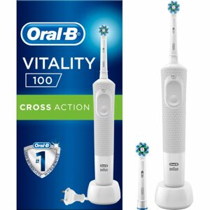 Oral B Vitality 100 CrossAction White Box elektrická zubná kefka White