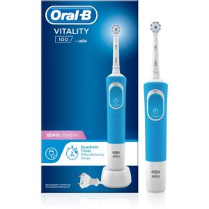 Oral B Vitality 100 Sensi UltraThin D100.413.1 Blue elektrická zubná kefka