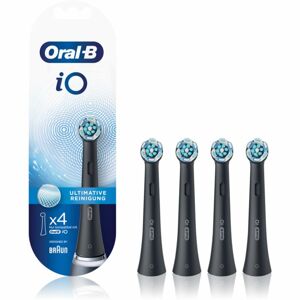 Oral B iO Ultimate Clean náhradné hlavice na zubnú kefku Black 4 ks