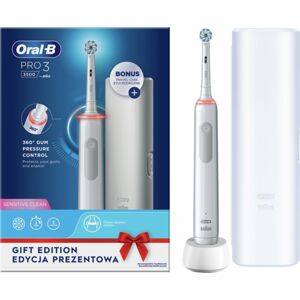 Oral B Pro 3 3500 Sensitive Clean elektrická zubná kefka s puzdrom 1 ks