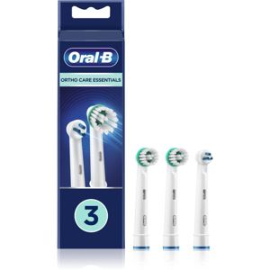 Oral B Ortho Care Essentials náhradné hlavice na zubnú kefku pre používateľov fixného strojčeka 3 ks