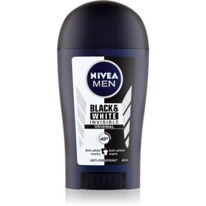 Nivea Men Invisible Black & White antiperspirant proti bielym a žltým škvrnám 48h 40 ml