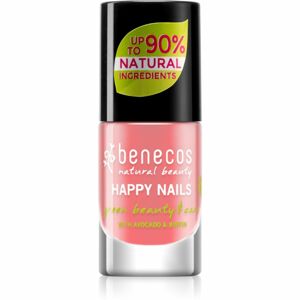 Benecos Happy Nails ošetrujúci lak na nechty odtieň Flamingo 5 ml