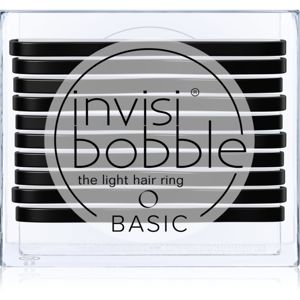 invisibobble Basic tenké gumičky do vlasov True Black 10 ks