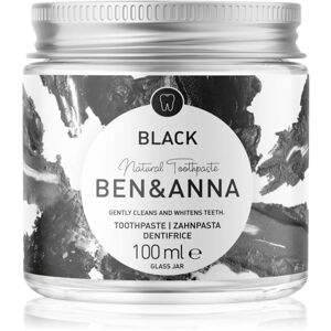 BEN&ANNA Natural Toothpaste Black zubná pasta v sklenenej dóze s aktívnym uhlím 100 ml