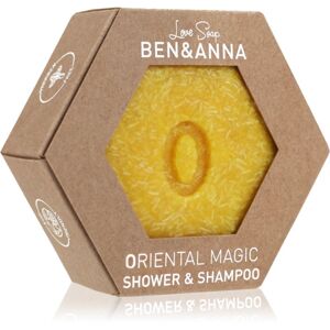 BEN&ANNA Love Soap Shower & Shampoo tuhý šampón a sprchový gél 2 v 1 Oriental Magic 60 g