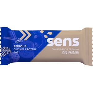 SENS Tyčinka s cvrčkovým proteínom proteínová tyčinka príchuť Penut Butter & Cinnamon 60 g