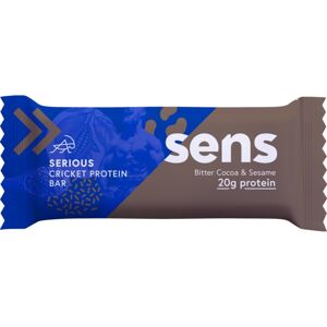 SENS Tyčinka s cvrčkovým proteínom proteínová tyčinka príchuť Bitter Cocoa & Seasame 60 g