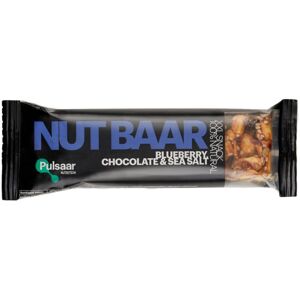 Pulsaar Nut Baar Blueberry, Chocolate & Sea Salt tyčinka s orechmi príchuť Blueberry, Chocolate & Sea Salt 40 g