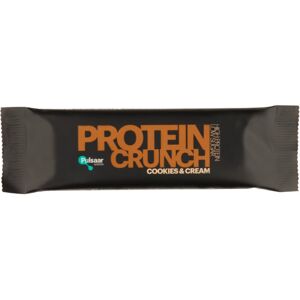 Pulsaar Protein Crunch Cookies & Cream proteínová tyčinka príchuť Cookies & Cream 55 g