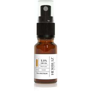 Herbliz Classic CBD Oil 2,5% ústny sprej 10 ml