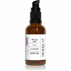 Herbliz CBD Hair Oil Lavender levanduľový olej pre lámavé a namáhané vlasy 50 ml