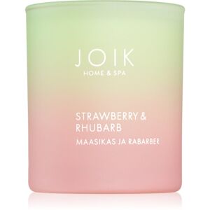 JOIK Organic Home & Spa Strawberry & Rhubarb vonná sviečka 150 g