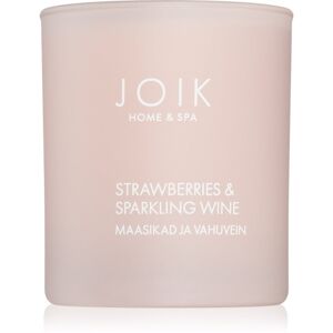 JOIK Organic Home & Spa Strawberries & Sparkling Wine vonná sviečka 150 g