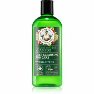 Babushka Agafia Deep Cleansing & Care 7 Taiga Herbs jemný čistiaci šampón 260 ml